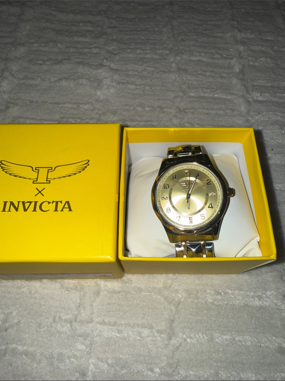 Invicta Gold-and Silver Tone Men's Bracelet Watch